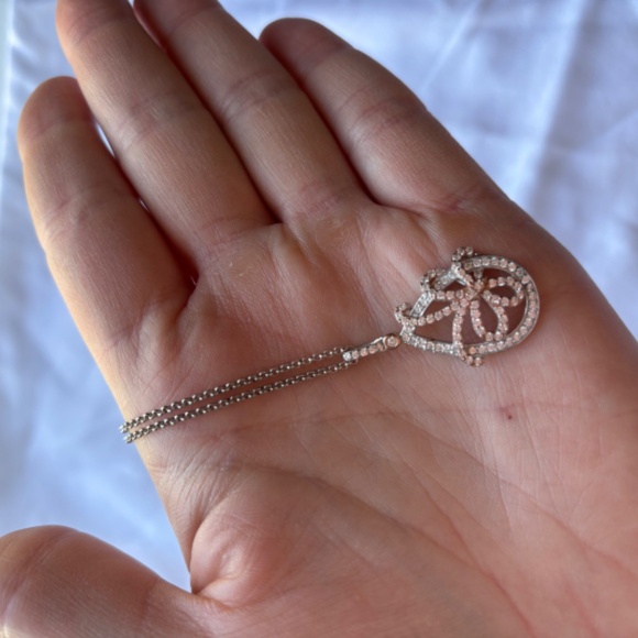 Sterling silver “butterfly” necklace - Picture 4 of 6